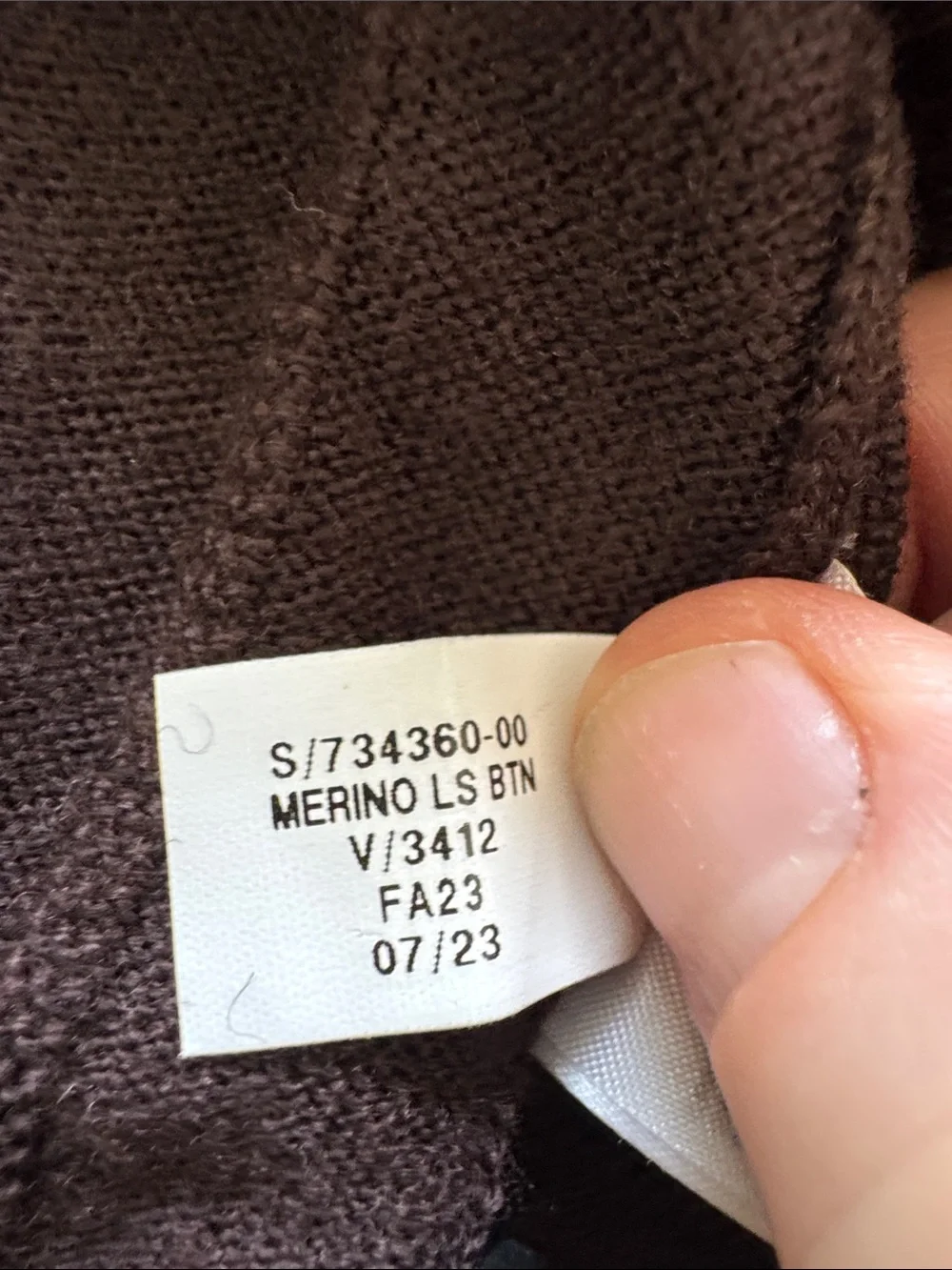 Banana Republic Button-Up Knit Shirt in Brown